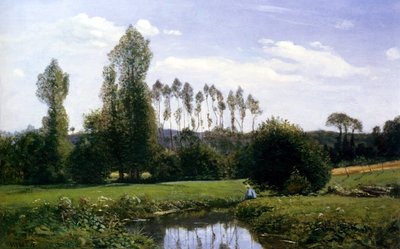 View of Rouelles by Claude Monet